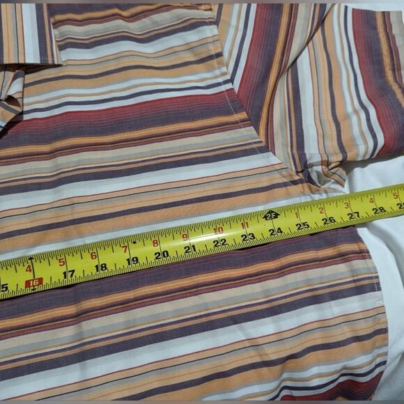 Men's tallia Striped button Up shirt NWT SZ  2xl - Picture 5 of 5